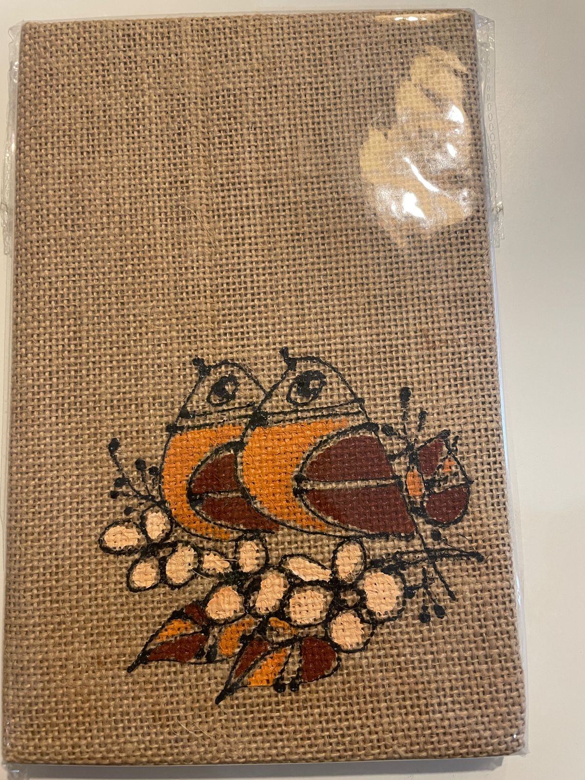 Handmade book Love birds