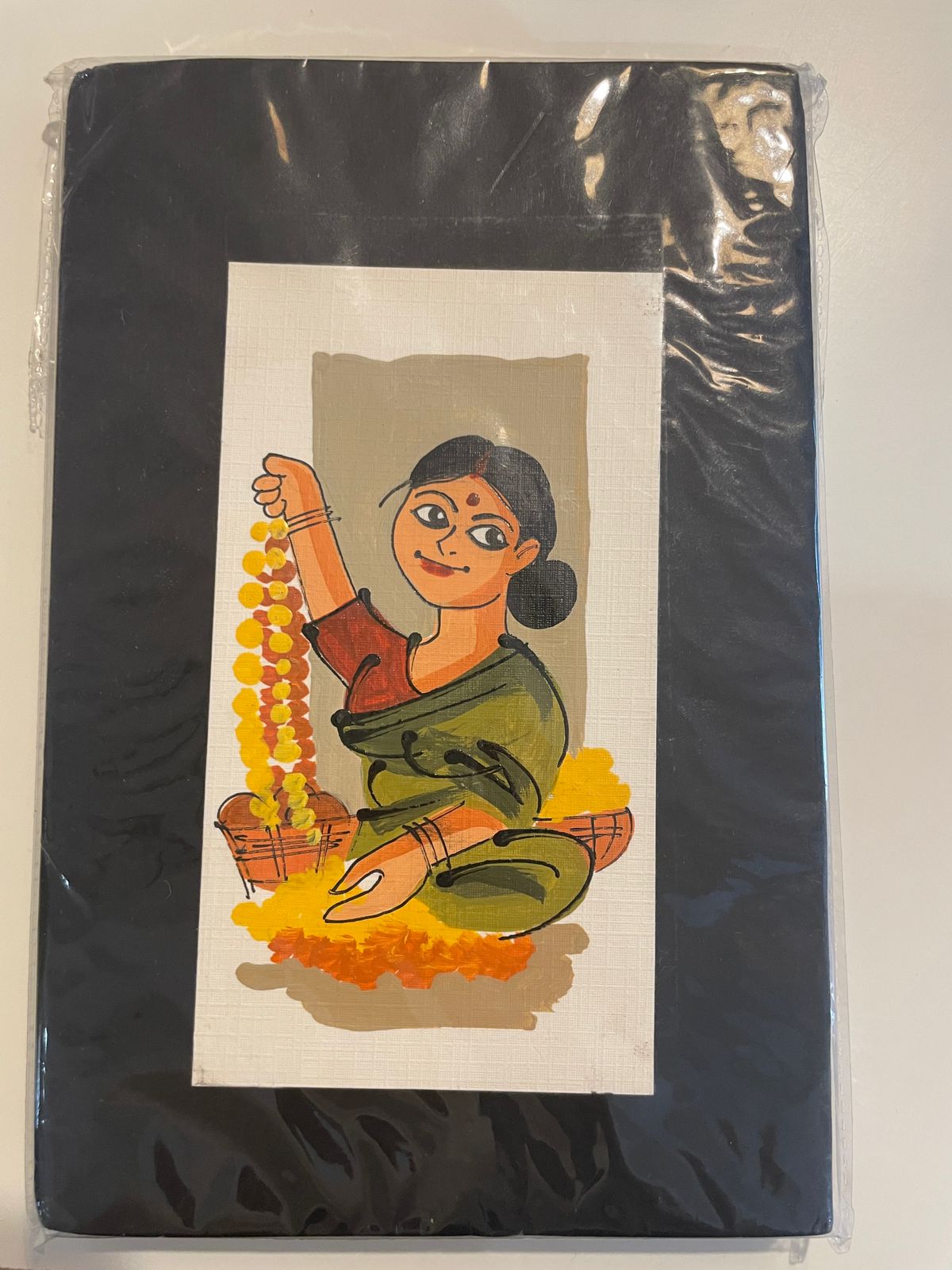 Handmade book The flower seller