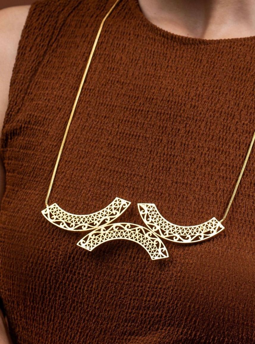 Ethnic andaz Kalchakra lattice horizontal chain