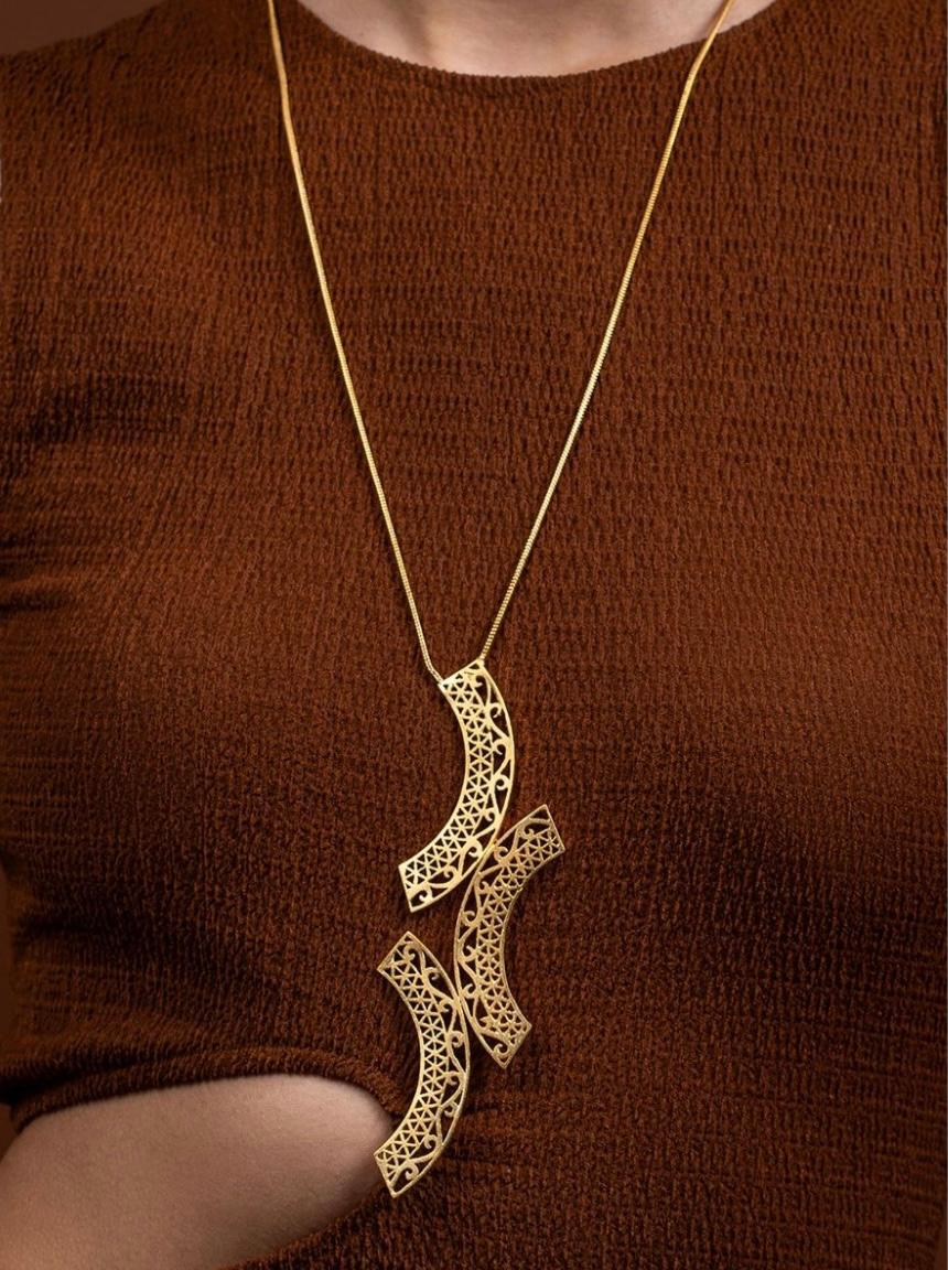 Ethnic andaz Kalchakra lattice Vertical chain